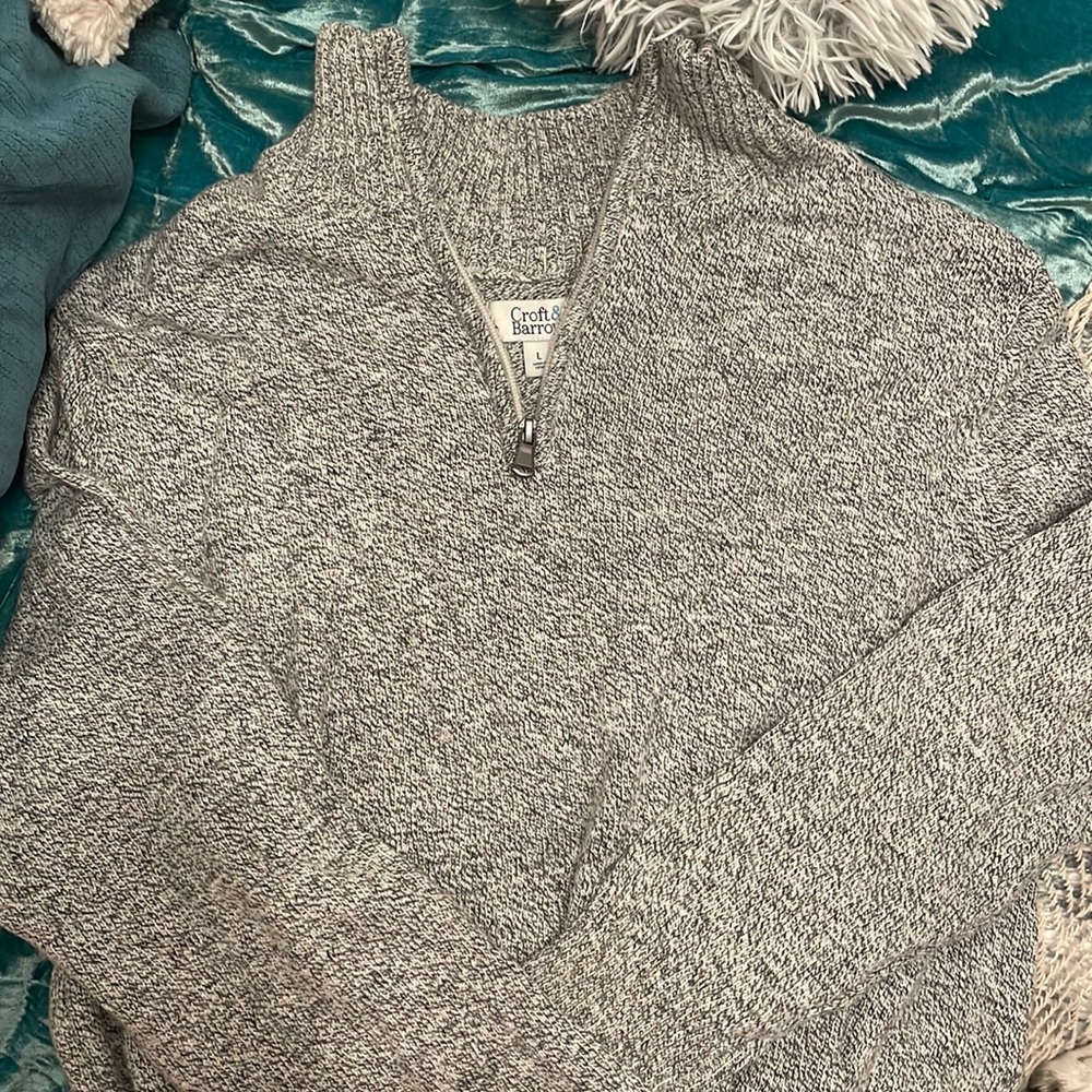 Croft & Barrow Long Sleeve Quarter Zip